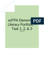 Demoed TPAElementary Literacy Portfolio Task 1238677510