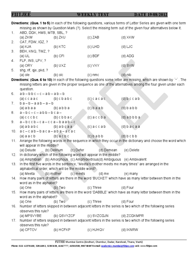 Mat Test PDF Writing Linguistics