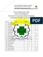 Absensi Panitia Apml 2022