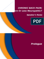 CBP Is It More or Less Neuropathic Slide Resource