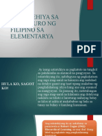Estratehiya Sa Pagtuturo NG Filipino Sa Elementarya