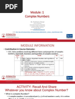 Complex Numbers Basics