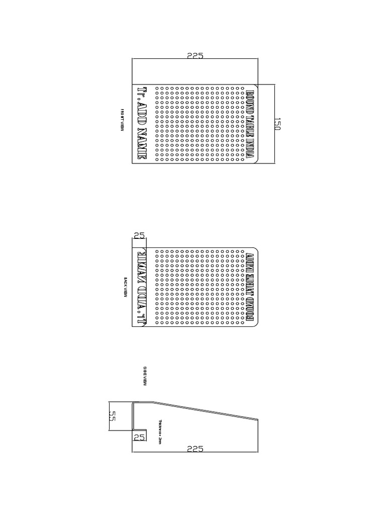 2mm Thickness Product Dimensions Guide | PDF