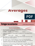 Calculating Averages