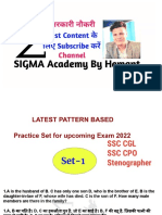 Practice Set 1 Reasoning SSC