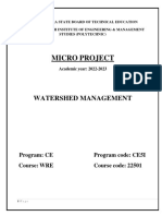 Watershed Management Project Analysis
