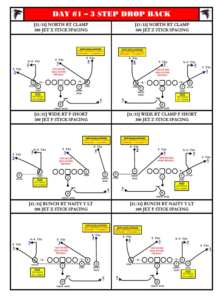3 Step Drop Back Techniques | PDF | Yard | American Football