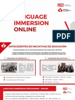 Language Immersion Online 2021