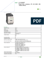 LC1D25P7 Schneider Fiche Technique