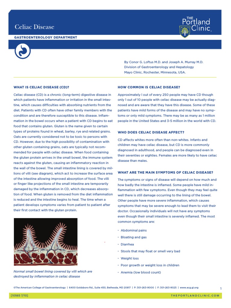 Celiac Disease | PDF | Coeliac Disease | Gluten