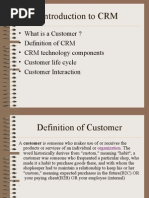 Introduction To CRM