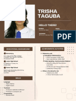 Trisha Taguba's Resume for a Job as a Math Assistant