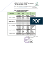 Jadwal Ujian Dan Daftar Pengawas Pas