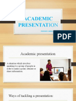 Academic Presentation