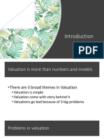 Session 2 - Introduction To Valuation Approaches