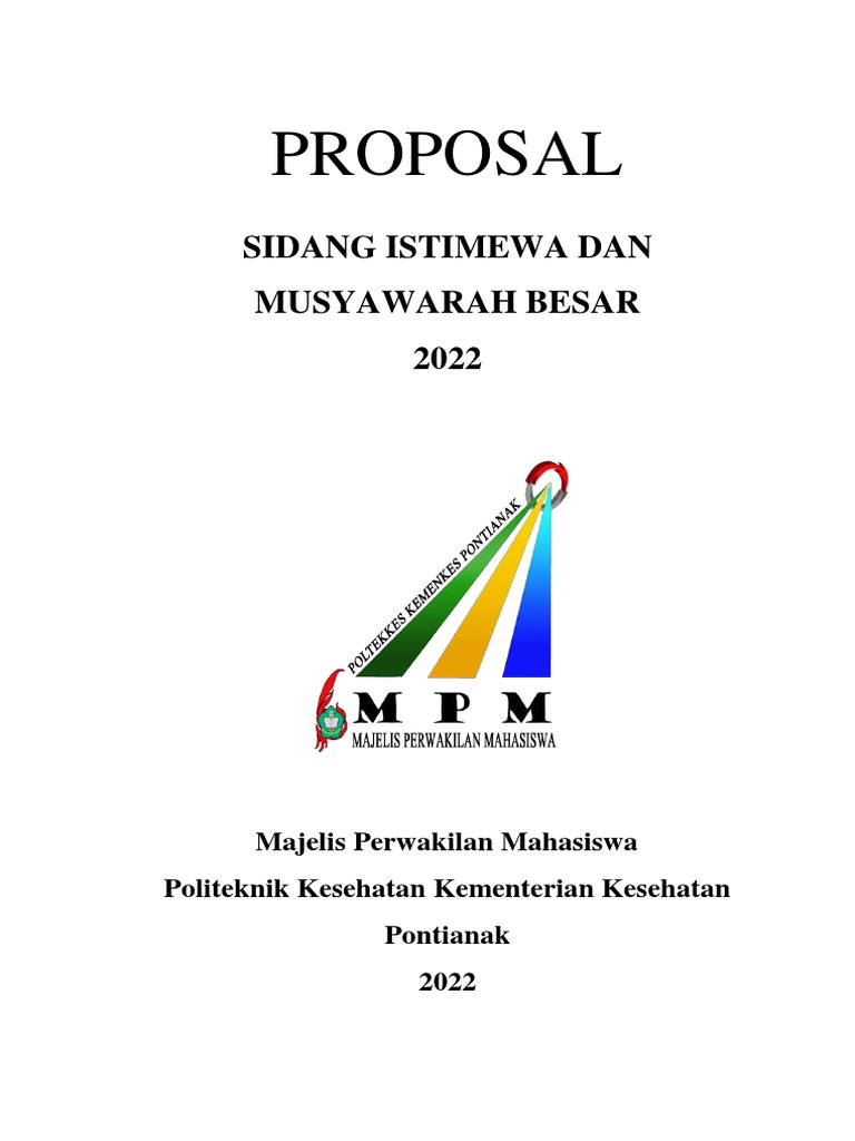 Sidang Istimewa Mubes Poltekkes 2022 | PDF