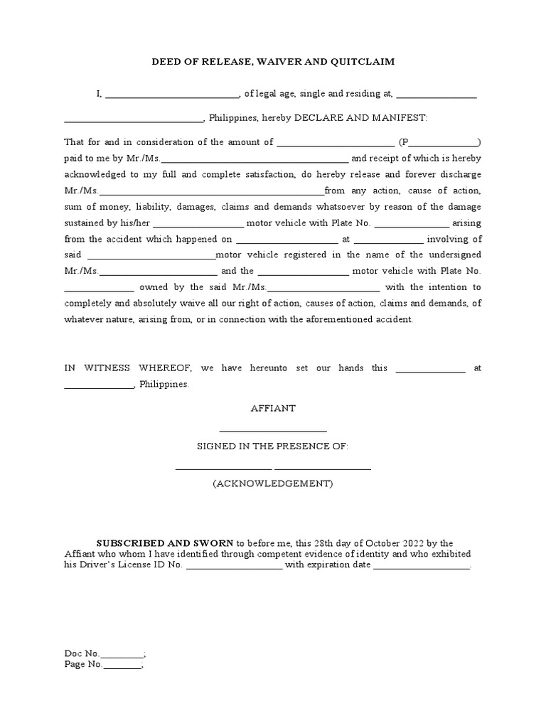 Quitclaim | PDF