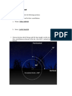 Planisphere Worksheet