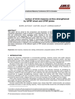 Mechanical Behaviour of Brick Masonry Ar