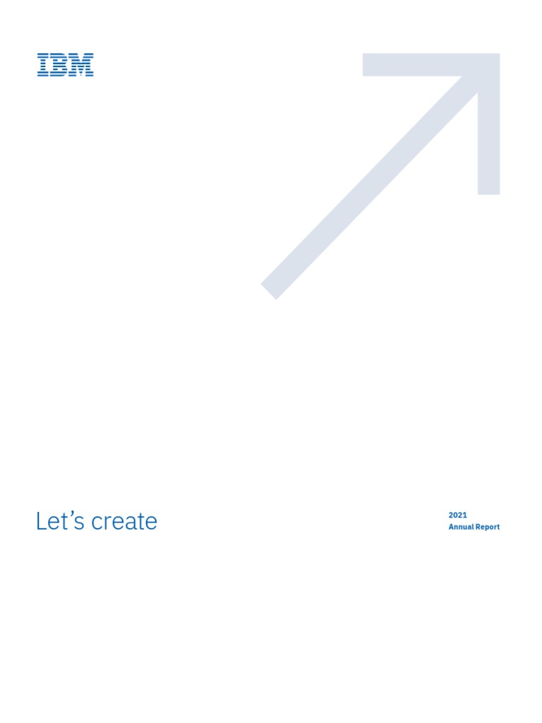 IBM Annual Report 2021 | PDF | Cloud Computing | Balance Sheet