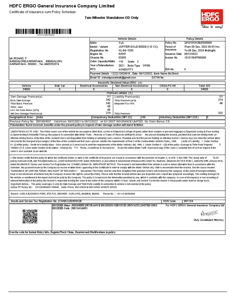 School Policy Schedule