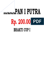 Bakhti Cup