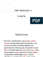 5.hafta Kelime Grupları 2