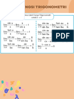 Limit Fungsi Trigonometri