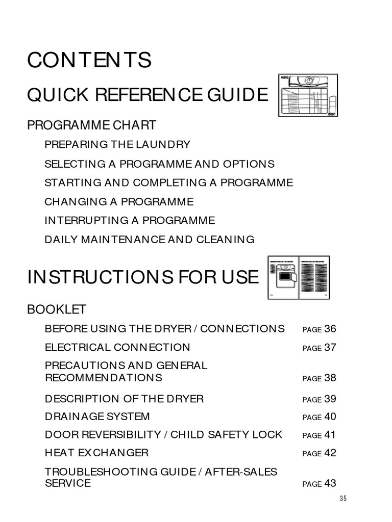 Dryer User Manual and Installation Guide | PDF | Ac Power Plugs And ...