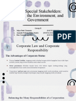 Corporate Responsibility and Stakeholder Engagement