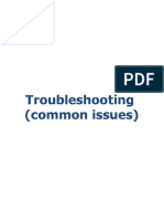 Troubleshooting (Common Issues)