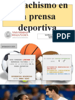 El machismo en la prensa deportiva: Estereotipos vs valores de la mujer profesional