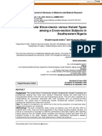 Preauricular Sinus-Classic Versus Variant Types Among A Cross-Section Subjects in Southwestern Nigeria