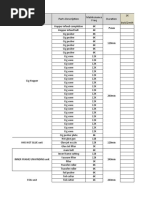 P29 Maintenance Task List