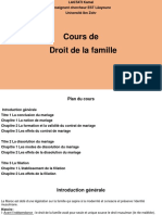 Cours Droit de La Famille