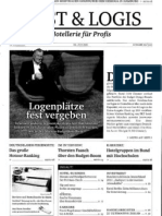 Logenplätze fest vergeben in der Cost Logis Ausgabe 10/2011