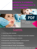 Examenul pacientului in ortodontie