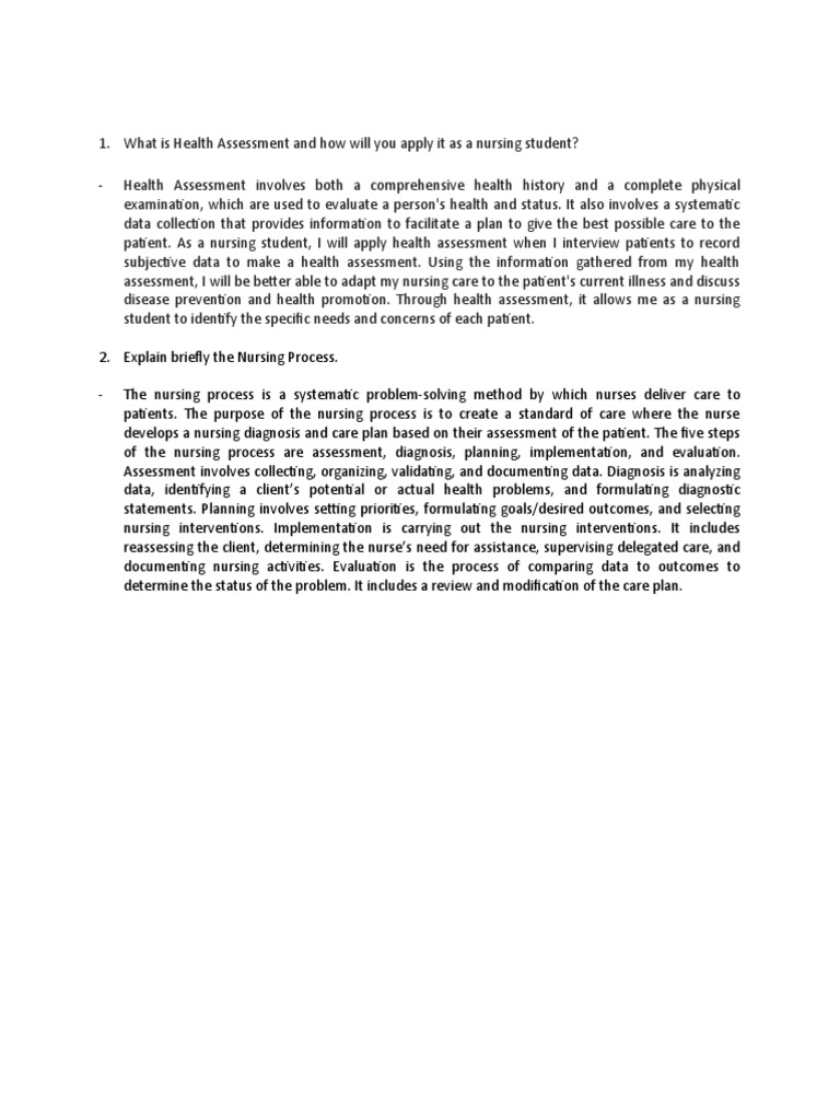 064 LEC What Is Health Assessment PDF