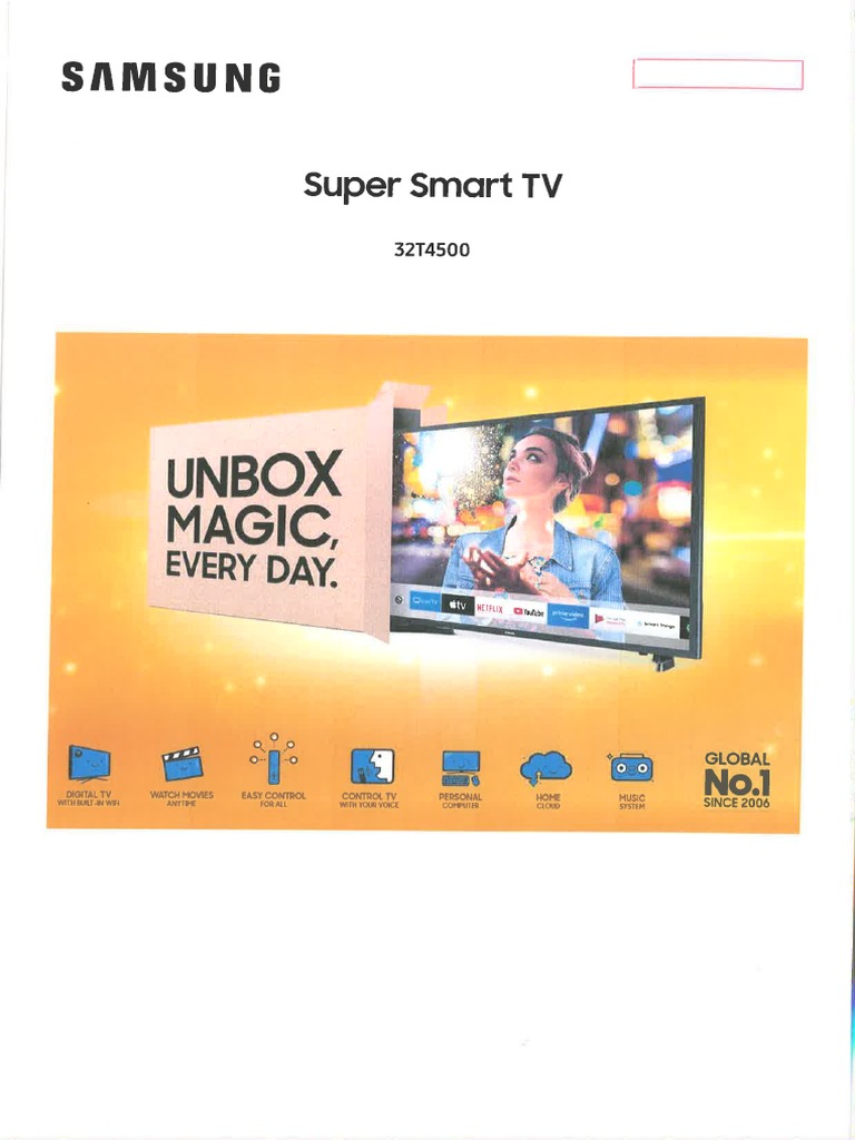 Monitor 32 Inch - Samsung 32T4500 | PDF