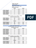 Schedule of Games