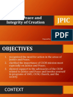 Module 3 Justice Peace and Integrity of Creation