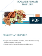 Botani Farmasi Simplisia