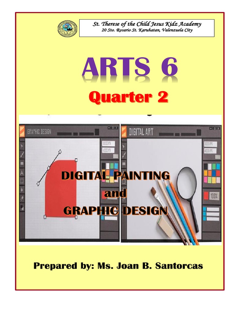 Digital Painting & Graphic Design for Grade 6 | PDF | Paintings ...