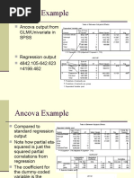 Ancova Example: Ancova Output From GLM/Univariate in Spss