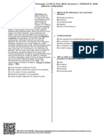 582 - Reading Comprehension Passage 12 MCQ Test With Answers Parasitic and Virutic Diseases