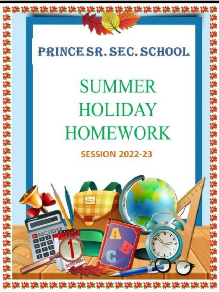 249043XII Science Holiday Homework PDF