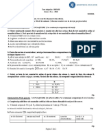 10 SUBIECT Model CHIMIE 2022