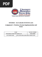 MTD Assignment 1