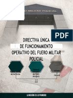 Directiva Única de Funcionamiento Operativo Del FMP N°016-2021-Fmp - SR-FS PDF