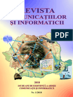 Revista Comunicaţiilor Şi Informaticii 2018 NR.1